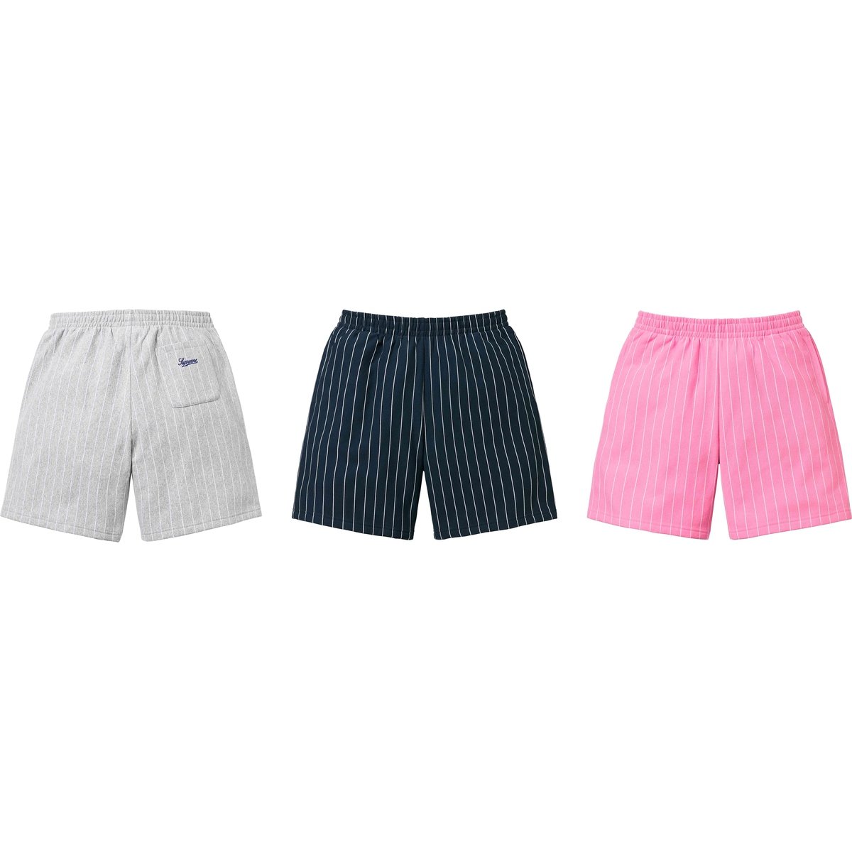 Supreme Pinstripe Sweatshort for spring summer 24 season