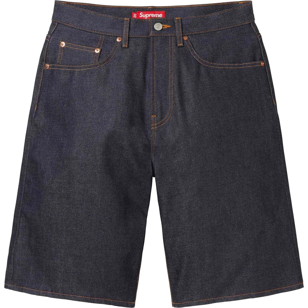 Details on Rigid Baggy Selvedge Denim Short  from spring summer
                                                    2024 (Price is $168)