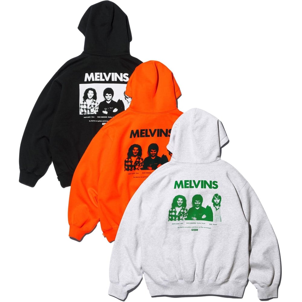 Supreme Melvins Hooded Sweatshirt released during spring summer 24 season