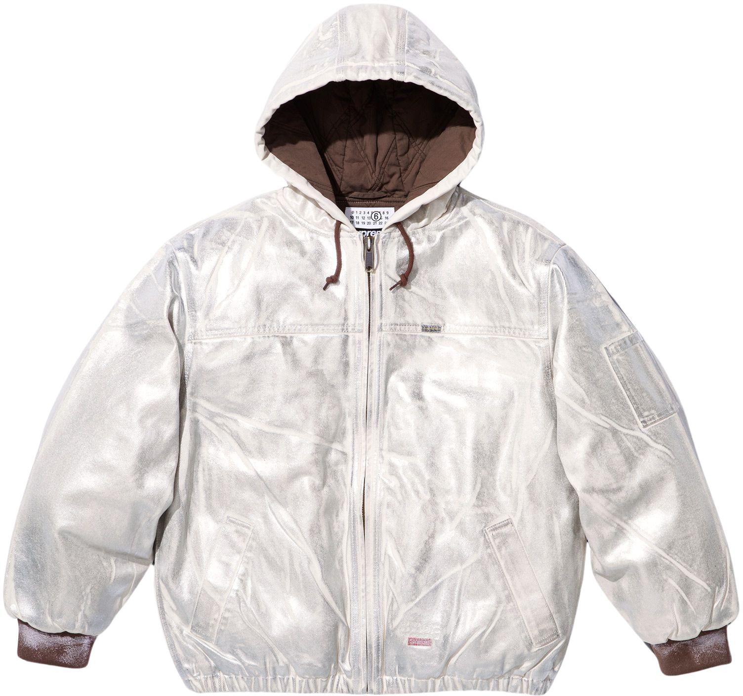 MM6 Maison Margiela Foil Hooded Work Jacket - spring summer 2024 