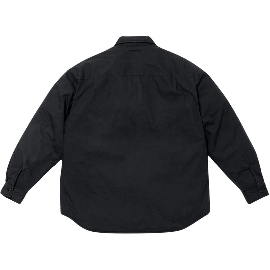 Details on Supreme MM6 Maison Margiela Padded Shirt  from spring summer
                                                    2024 (Price is $168)