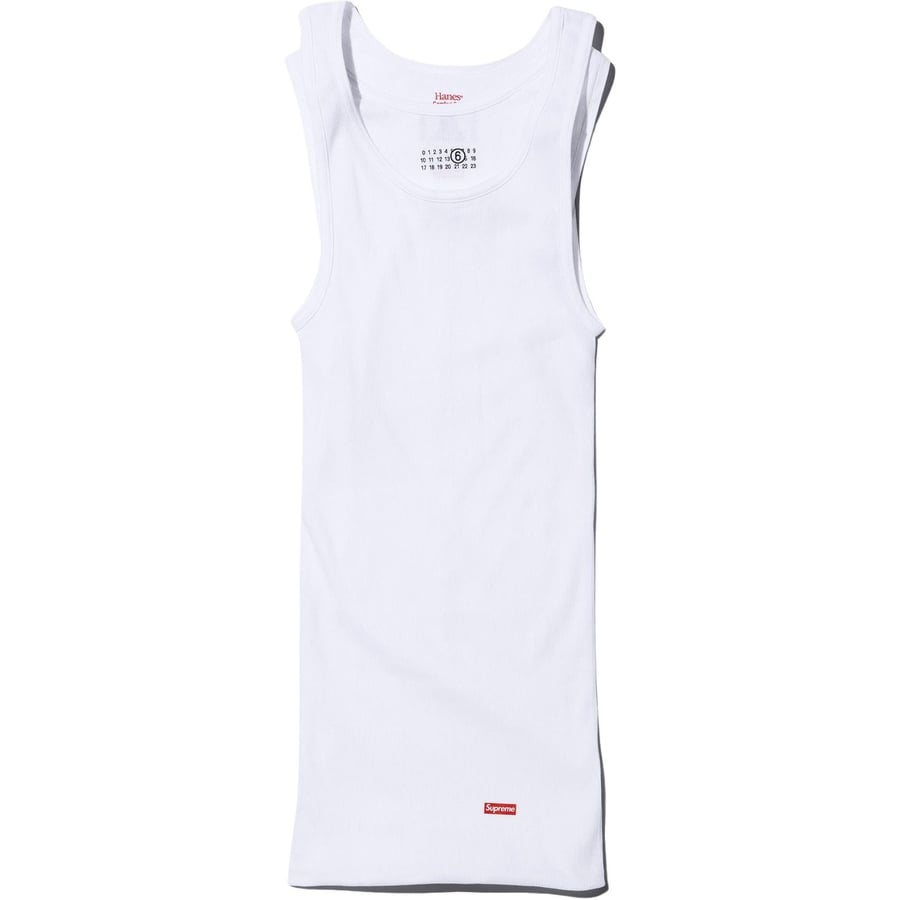 Details on Supreme MM6 Maison Margiela Hanes Tagless Tank Top (1 Pack)  from spring summer
                                                    2024 (Price is $32)