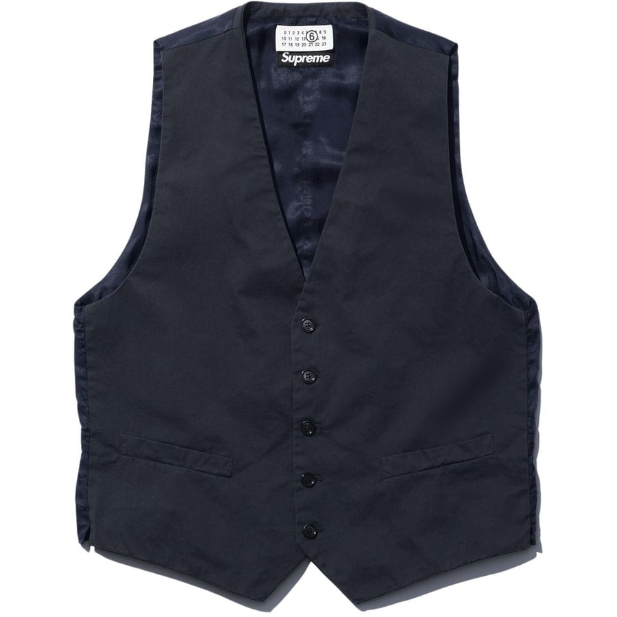 Supreme Supreme MM6 Maison Margiela Washed Cotton Suit Vest for spring summer 24 season