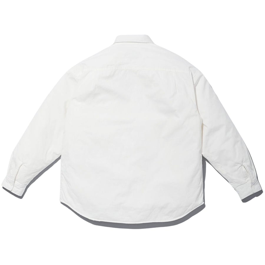 Details on Supreme MM6 Maison Margiela Padded Shirt  from spring summer
                                                    2024 (Price is $168)
