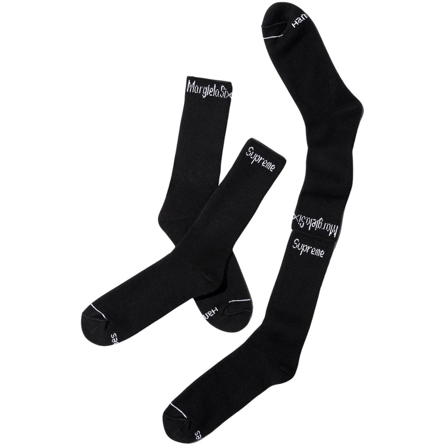 Supreme Supreme MM6 Maison Margiela Hanes Crew Socks (1 Pack) released during spring summer 24 season