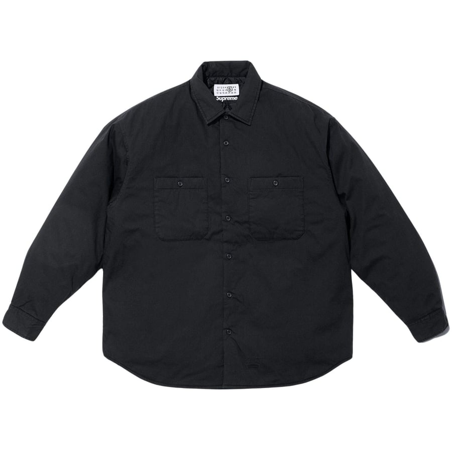 Details on Supreme MM6 Maison Margiela Padded Shirt  from spring summer
                                                    2024 (Price is $168)