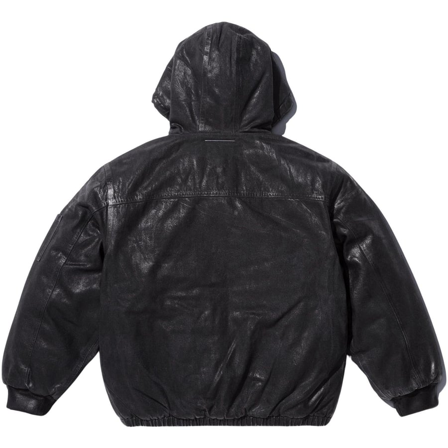 Details on Supreme MM6 Maison Margiela Foil Hooded Work Jacket  from spring summer
                                                    2024 (Price is $498)