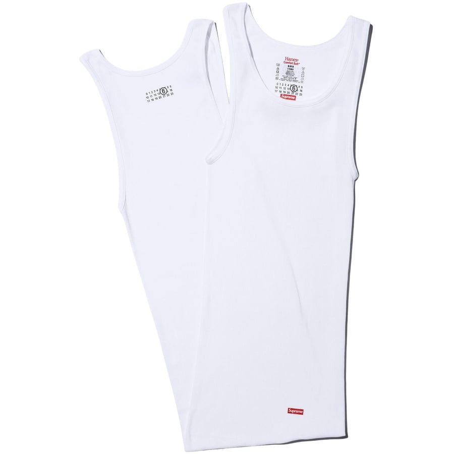 Details on Supreme MM6 Maison Margiela Hanes Tagless Tank Top (1 Pack)  from spring summer
                                                    2024 (Price is $32)