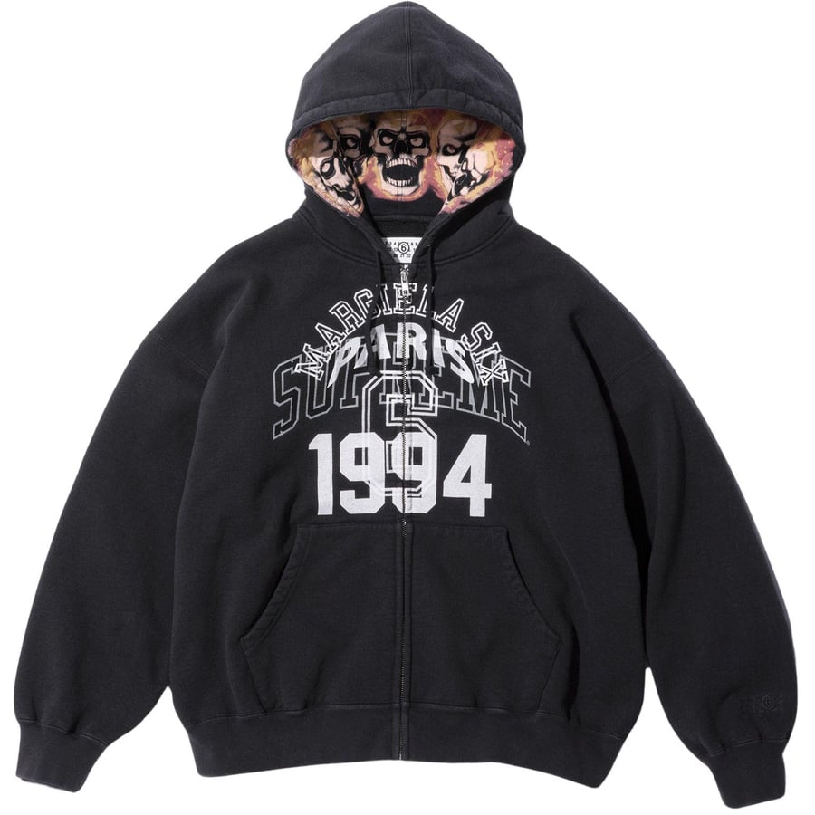 Details on Supreme MM6 Maison Margiela Zip Up Hooded Sweatshirt  from spring summer
                                                    2024 (Price is $248)