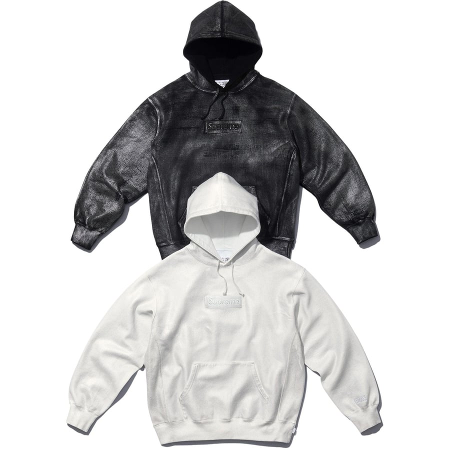 Supreme Supreme MM6 Maison Margiela Foil Box Logo Hooded Sweatshirt released during spring summer 24 season