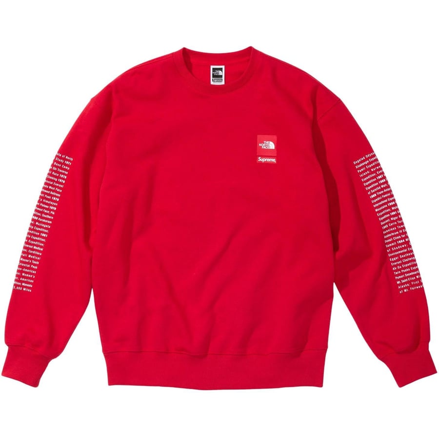 Details on Supreme The North Face Crewneck  from spring summer
                                                    2024 (Price is $138)