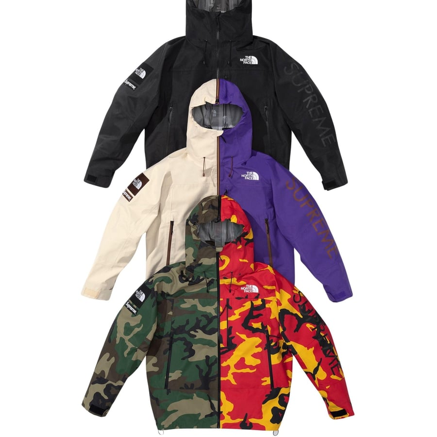 Supreme Supreme The North Face Split Taped Seam Shell Jacket released during spring summer 24 season