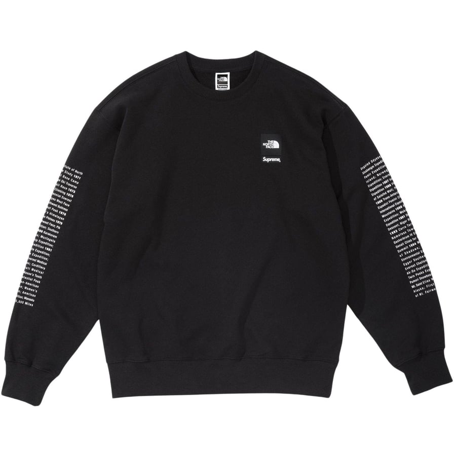 Details on Supreme The North Face Crewneck  from spring summer
                                                    2024 (Price is $138)