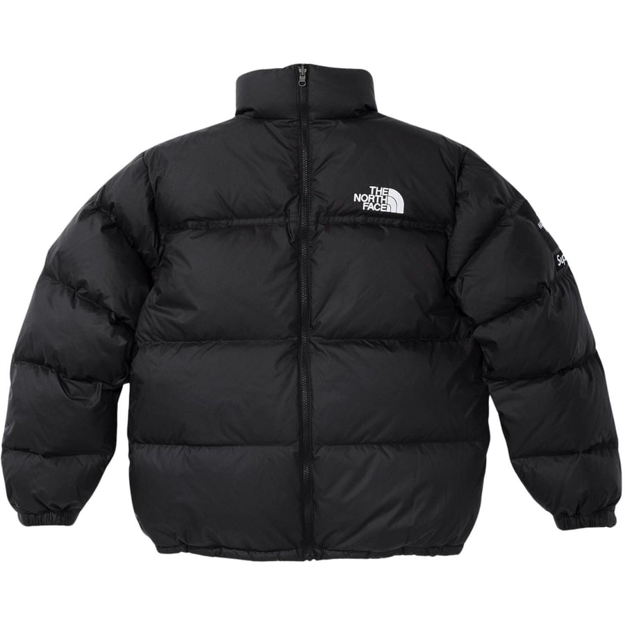 Details on Supreme The North Face Split Nuptse Jacket  from spring summer
                                                    2024 (Price is $398)