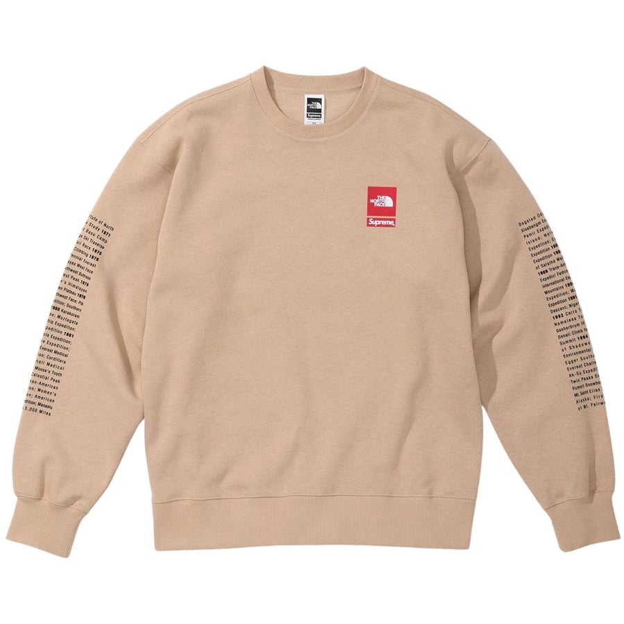 Details on Supreme The North Face Crewneck  from spring summer
                                                    2024 (Price is $138)