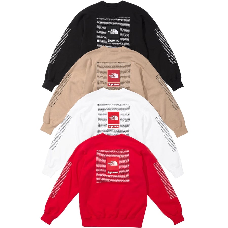 Supreme Supreme The North Face Crewneck releasing on Week 3 for spring summer 2024