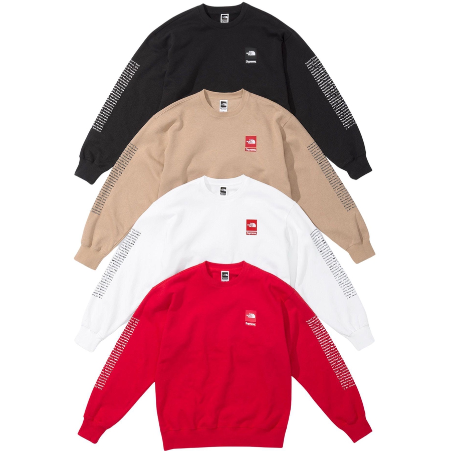 Details on Supreme The North Face Crewneck  from spring summer
                                                    2024 (Price is $138)