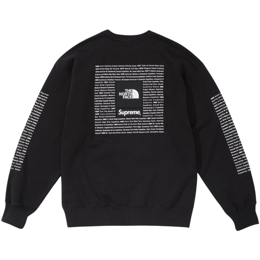 Details on Supreme The North Face Crewneck  from spring summer
                                                    2024 (Price is $138)