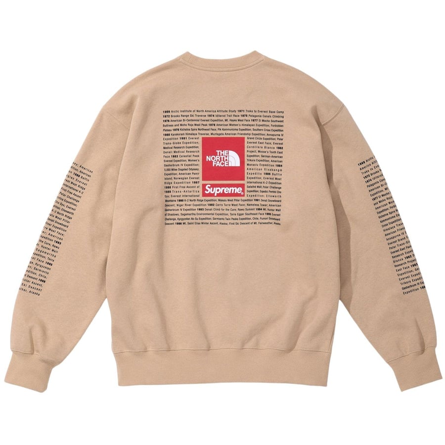 Details on Supreme The North Face Crewneck  from spring summer
                                                    2024 (Price is $138)