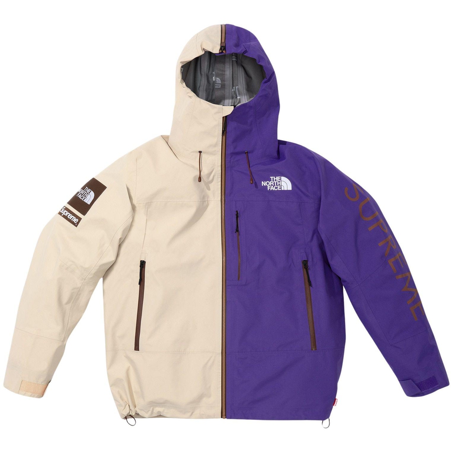 Details on Supreme The North Face Split Taped Seam Shell Jacket  from spring summer
                                                    2024 (Price is $398)