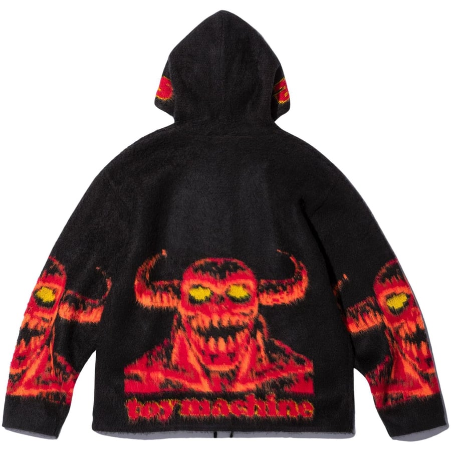 Details on Supreme Toy Machine Zip Up Hooded Sweater  from spring summer
                                                    2024 (Price is $228)