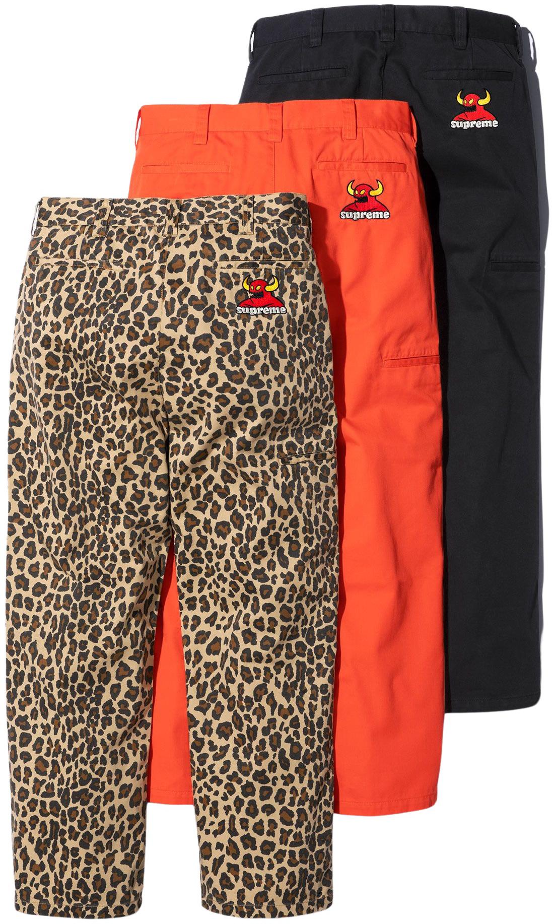 パンツSupreme Toy Machine Work Pant Leopard 32