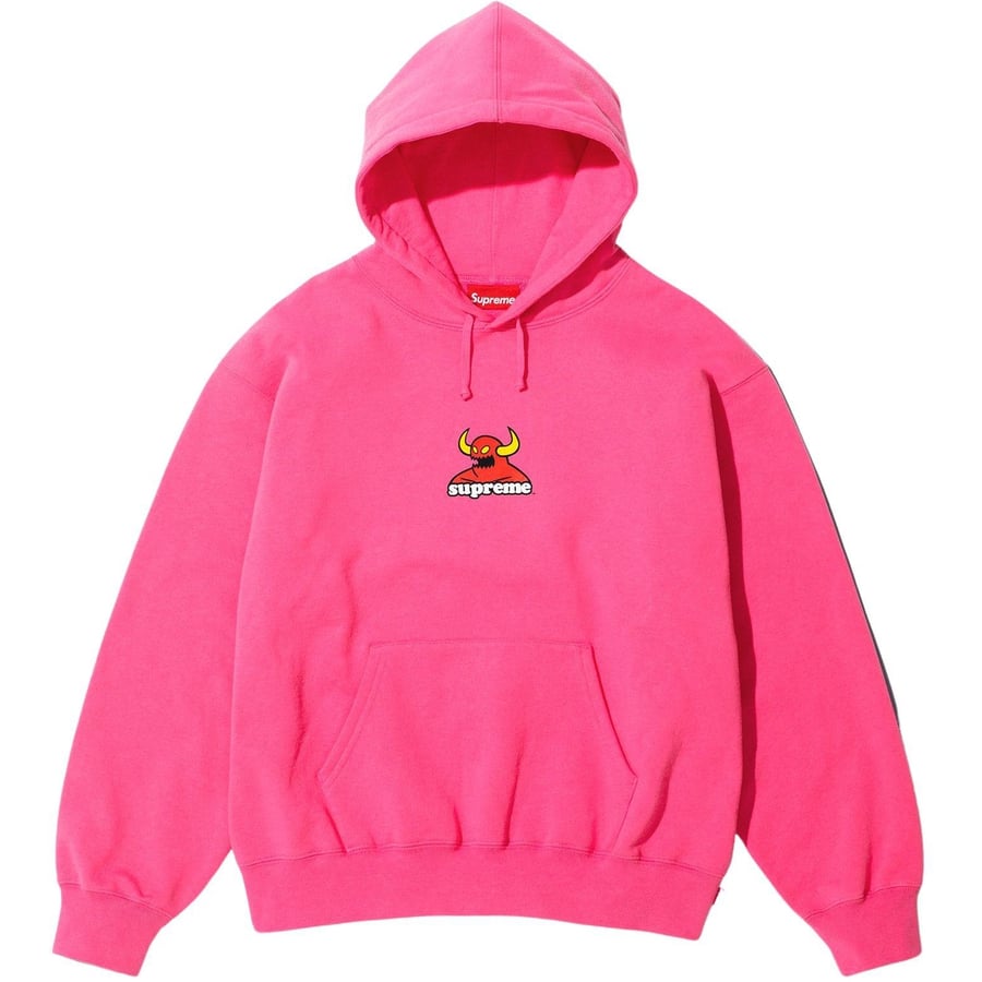 Details on Supreme Toy Machine Hooded Sweatshirt  from spring summer
                                                    2024 (Price is $168)