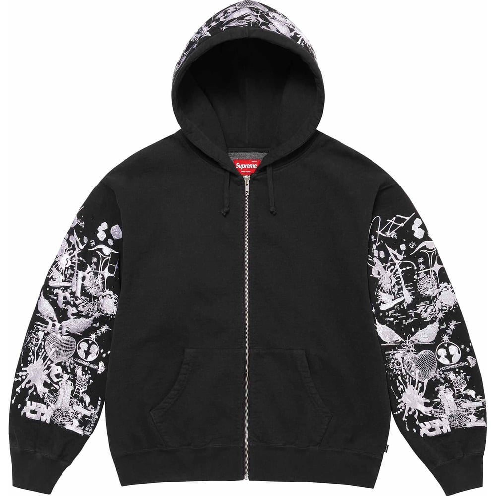 Details on AOI Zip Up Hooded Sweatshirt  from spring summer
                                                    2024