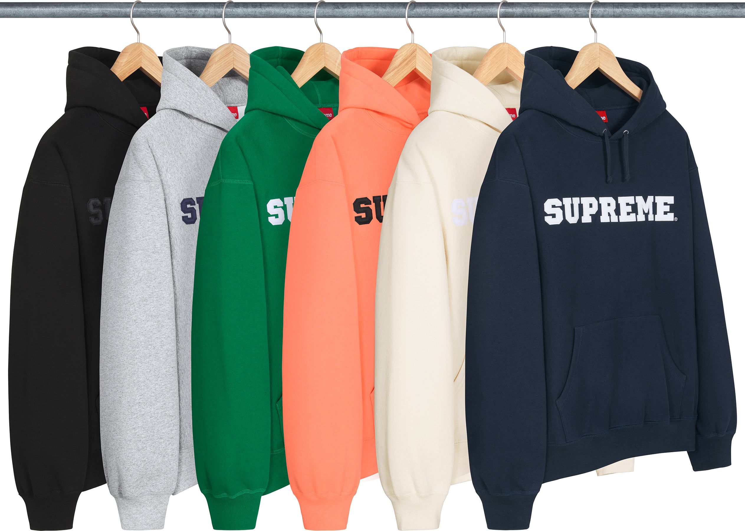 Collegiate Hooded Sweatshirt - spring summer 2024 - Supreme