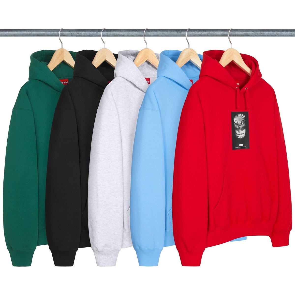 Supreme Soup Can Hooded Sweatshirt released during spring summer 24 season