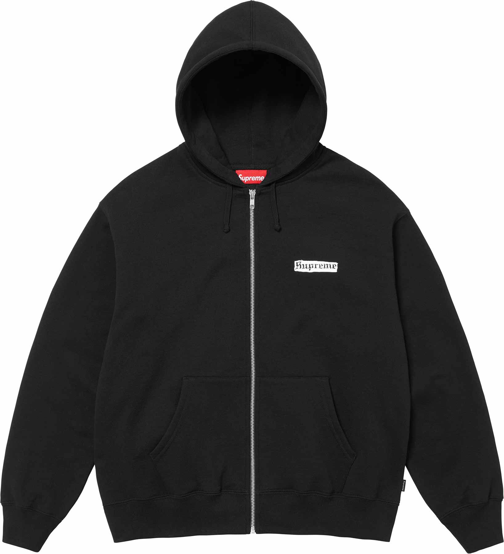 Spread Zip Up Hooded Sweatshirt - spring summer 2024 - Supreme