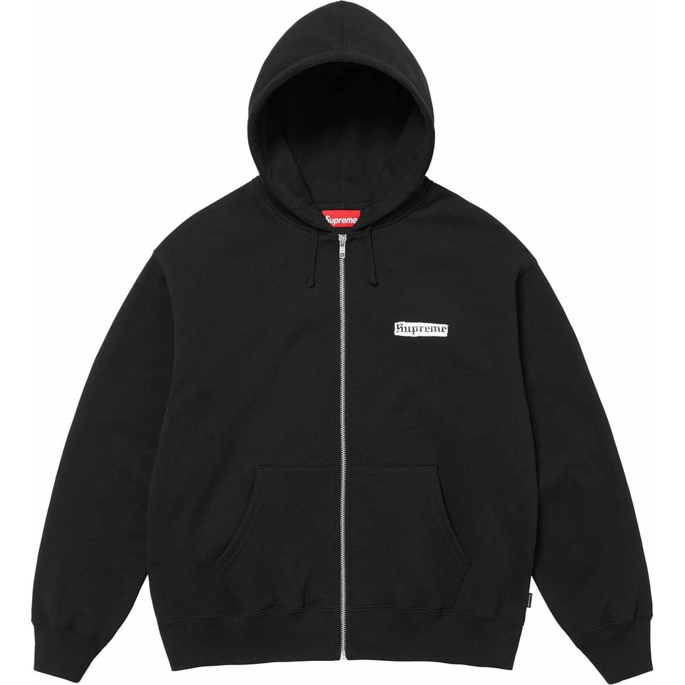 Supreme Spread Zip Up Hooded Sweatshirt (SS24) - $178