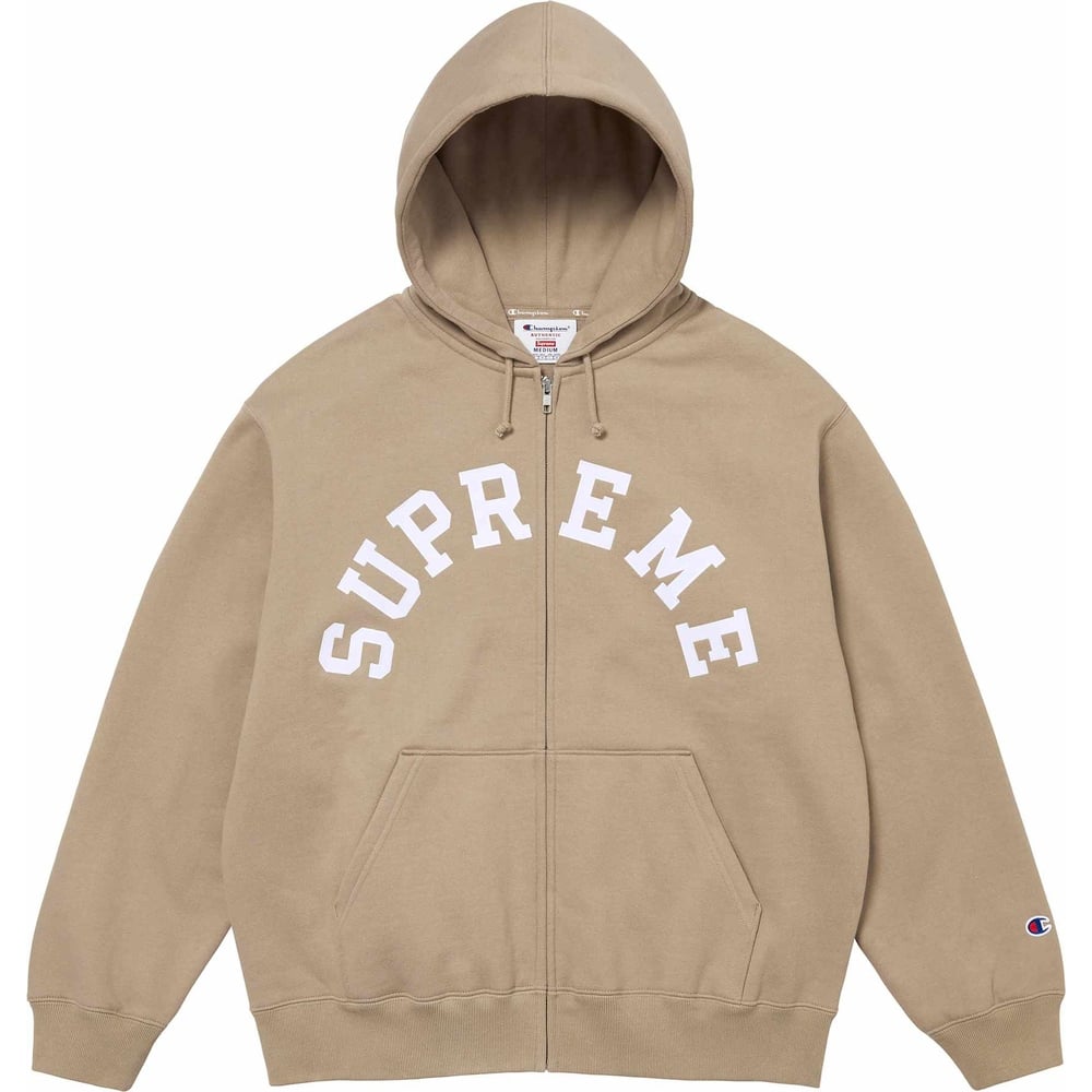 Details on Supreme Champion Zip Up Hooded Sweatshirt  from spring summer
                                                    2024