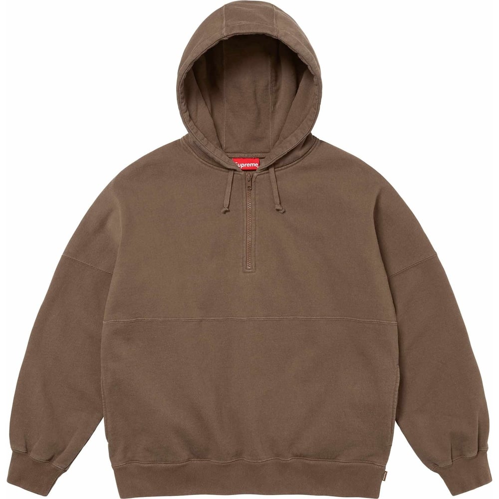 Details on Wrapped Half Zip Hooded Sweatshirt  from spring summer
                                                    2024 (Price is $168)