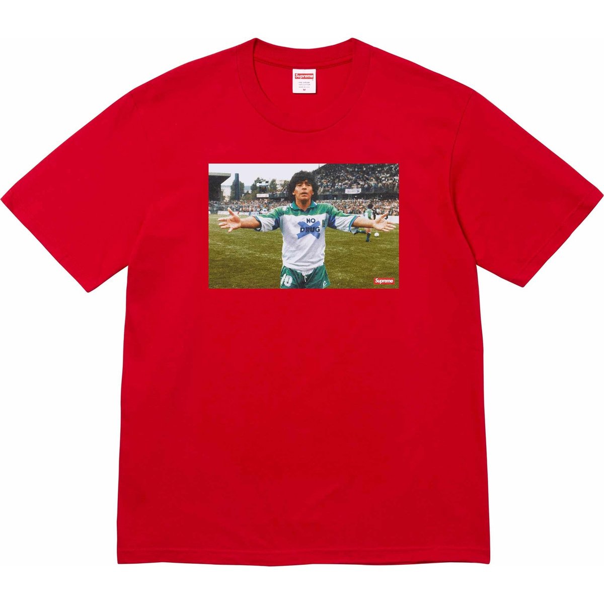 Supreme Maradona Tee released during spring summer 24 season