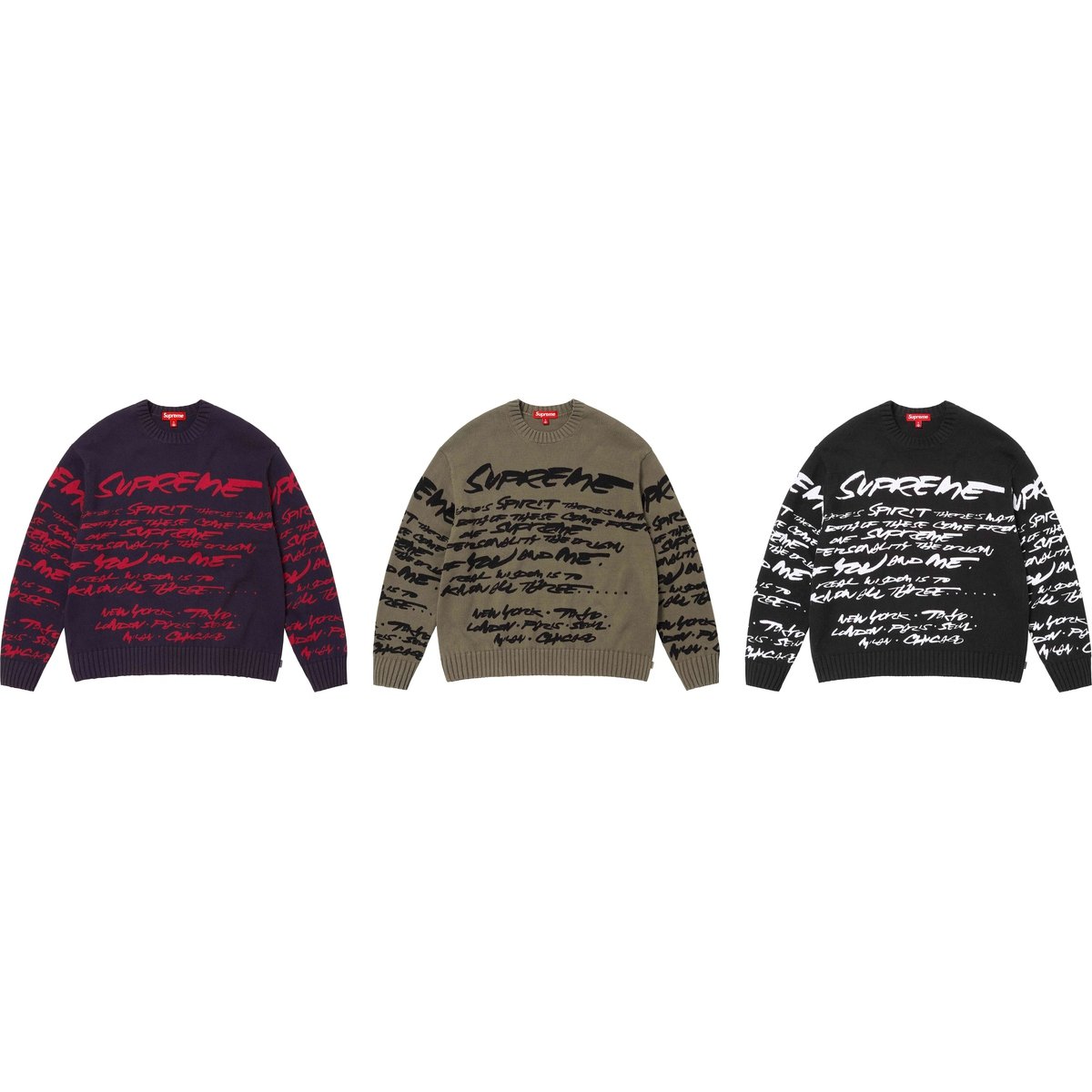 Supreme Futura Sweater releasing on Week 1 for spring summer 2024