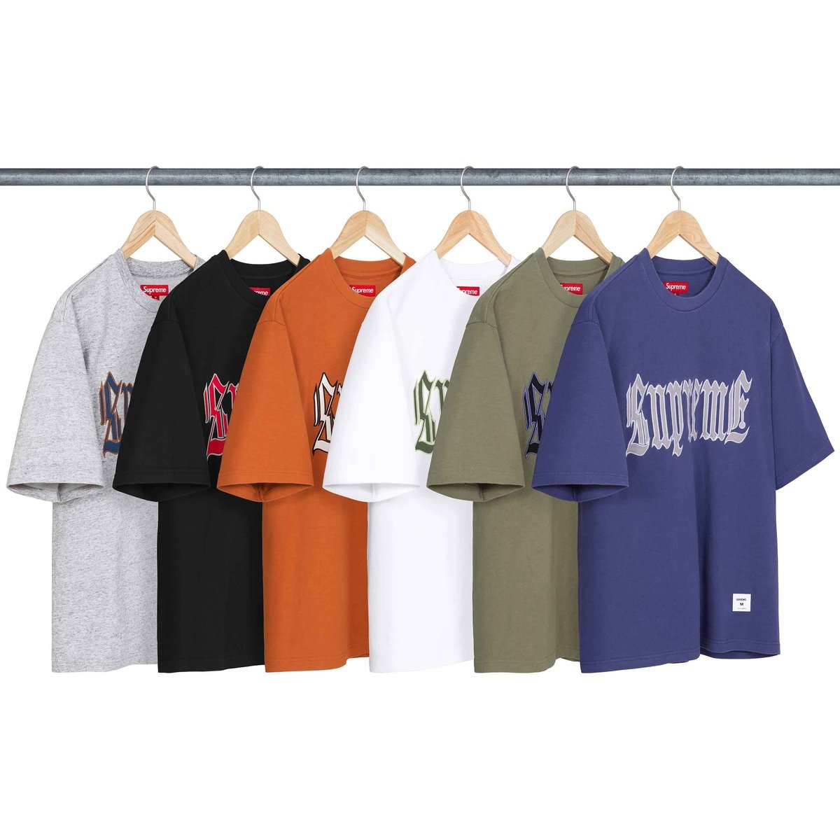 Supreme Old English S S Top for spring summer 24 season