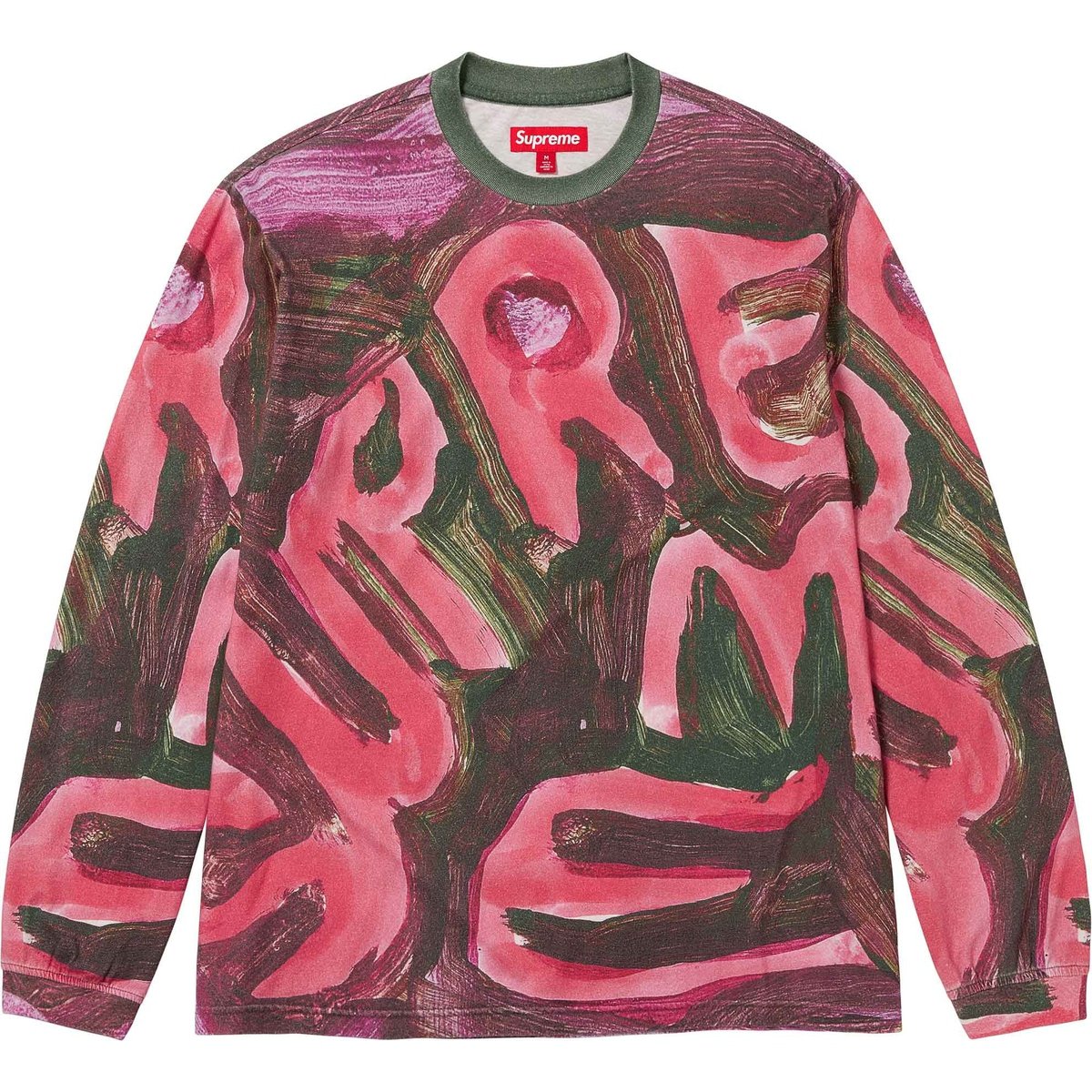 Supreme Paint L S Top for spring summer 24 season