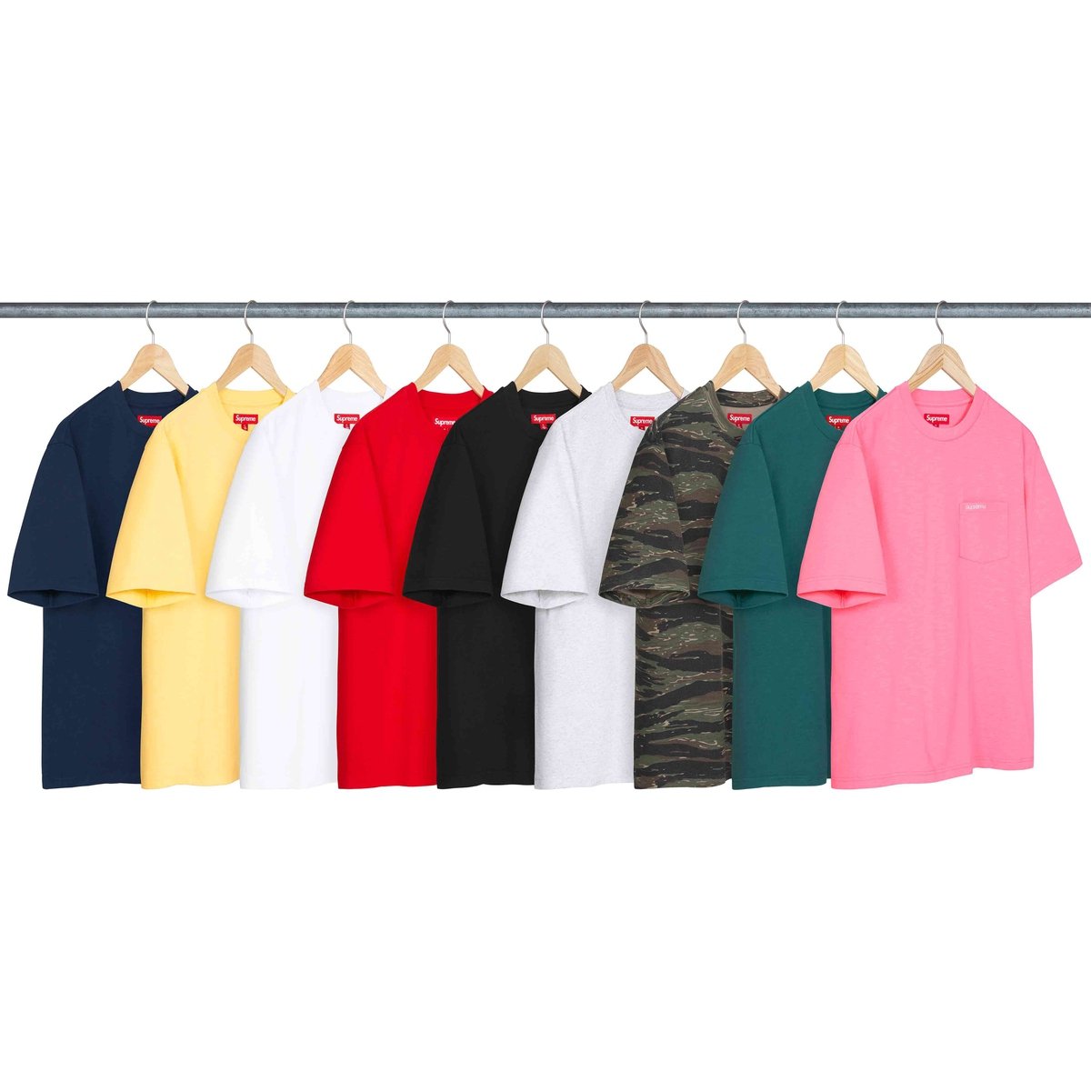 Supreme S S Pocket Tee released during spring summer 24 season