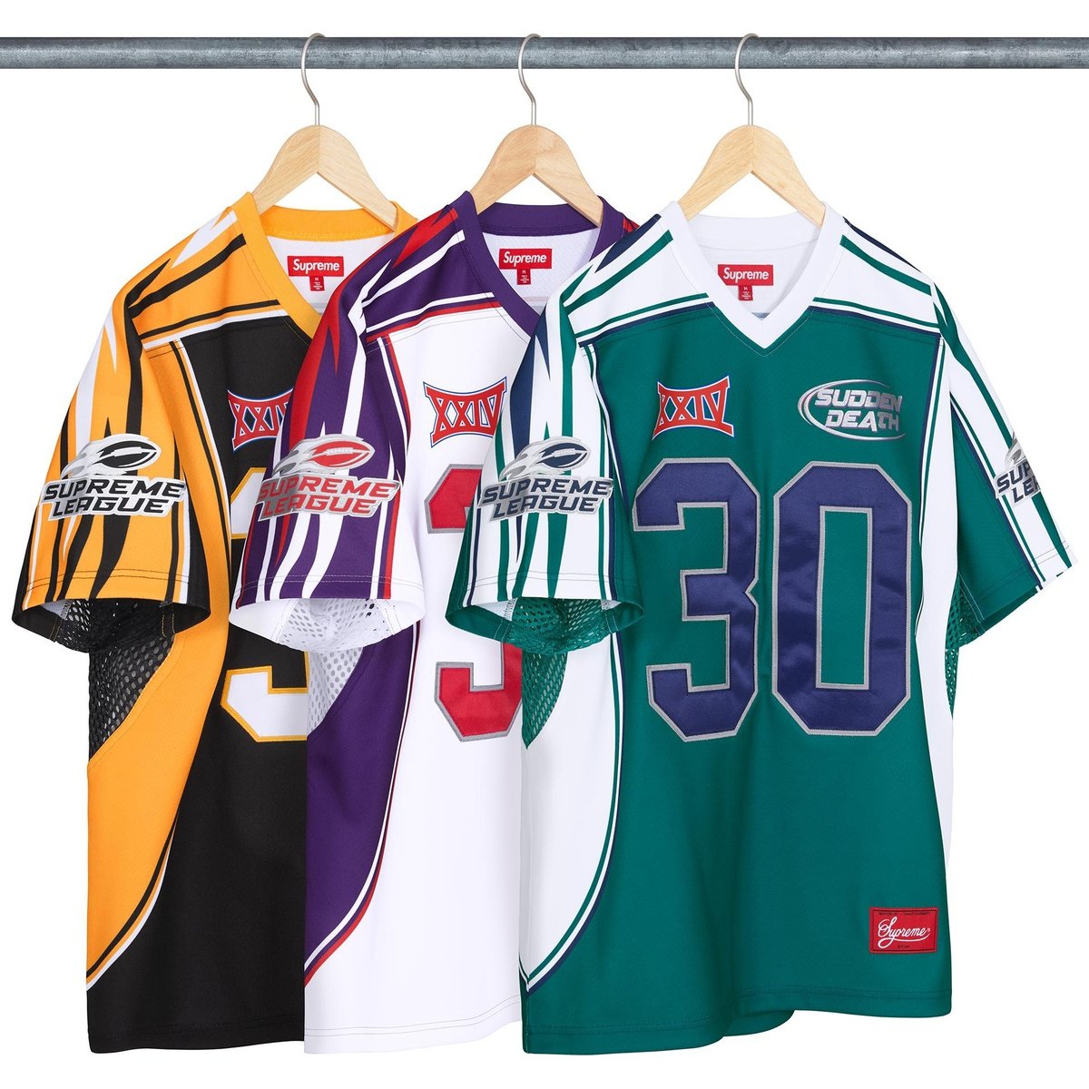 Supreme Sudden Death Football Jersey for spring summer 24 season