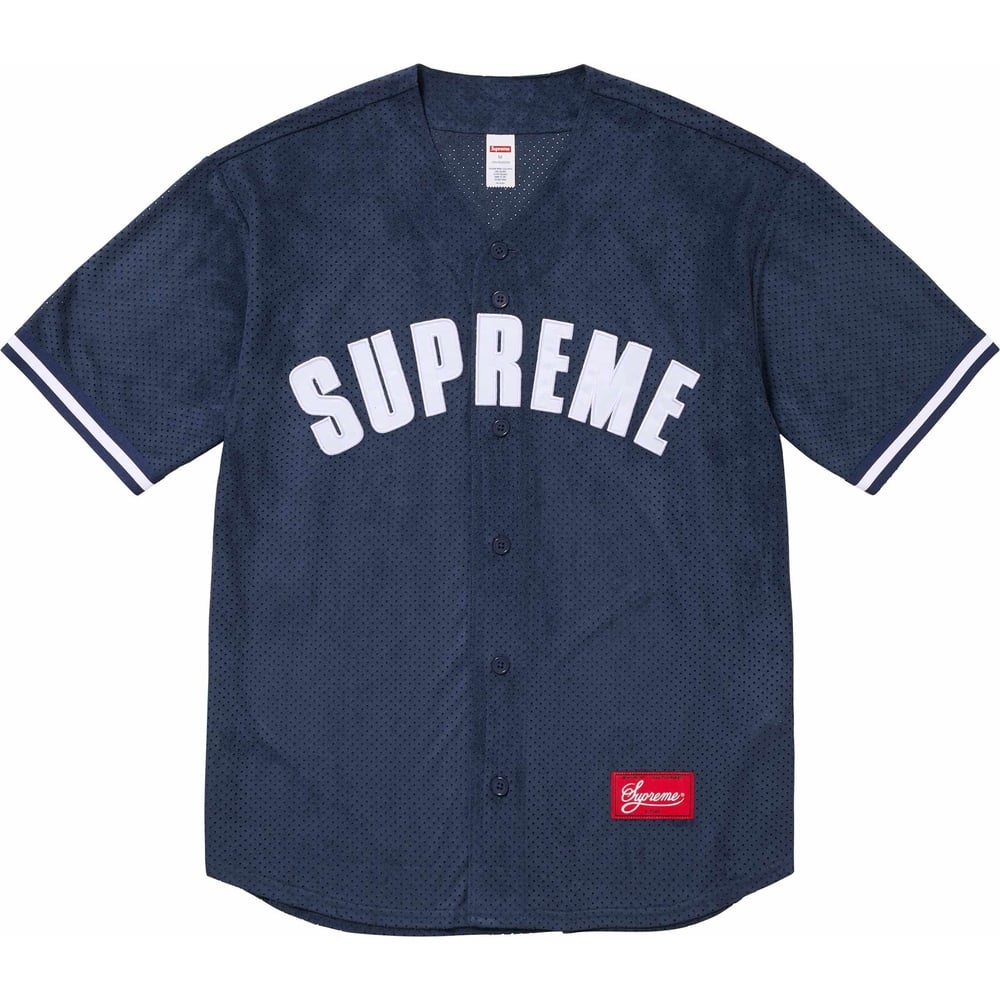 Details on Ultrasuede Mesh Baseball Jersey  from spring summer
                                                    2024