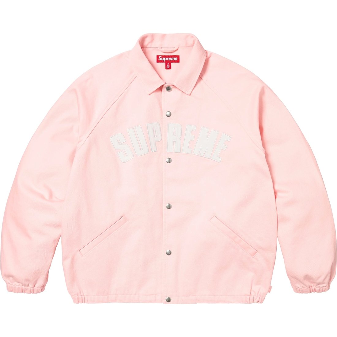 Supreme Arc Denim Coaches Jacket (SS25) - Light Pink - $188