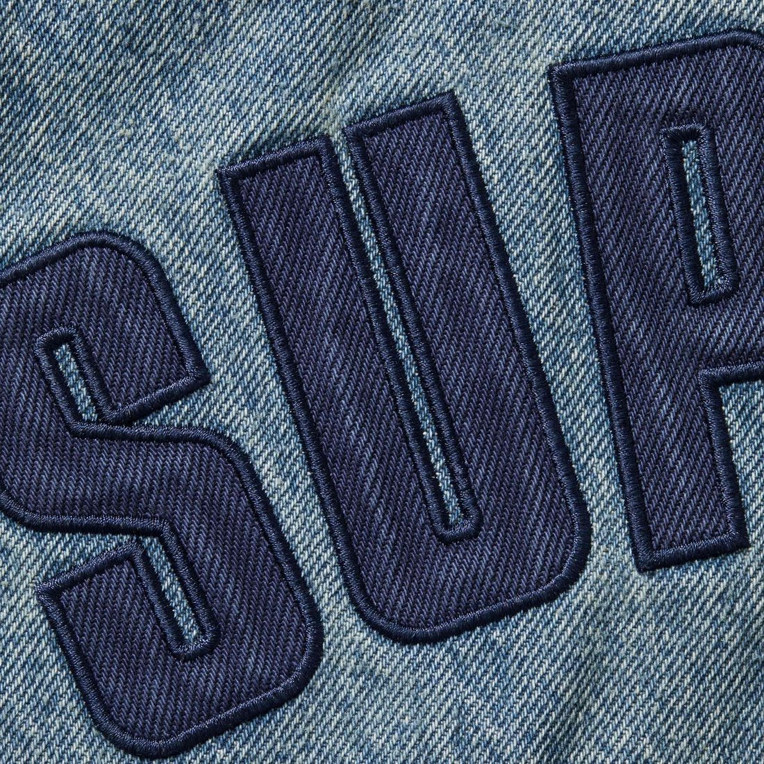 Supreme Arc Denim Coaches Jacket (SS25) - Washed Indigo - $188