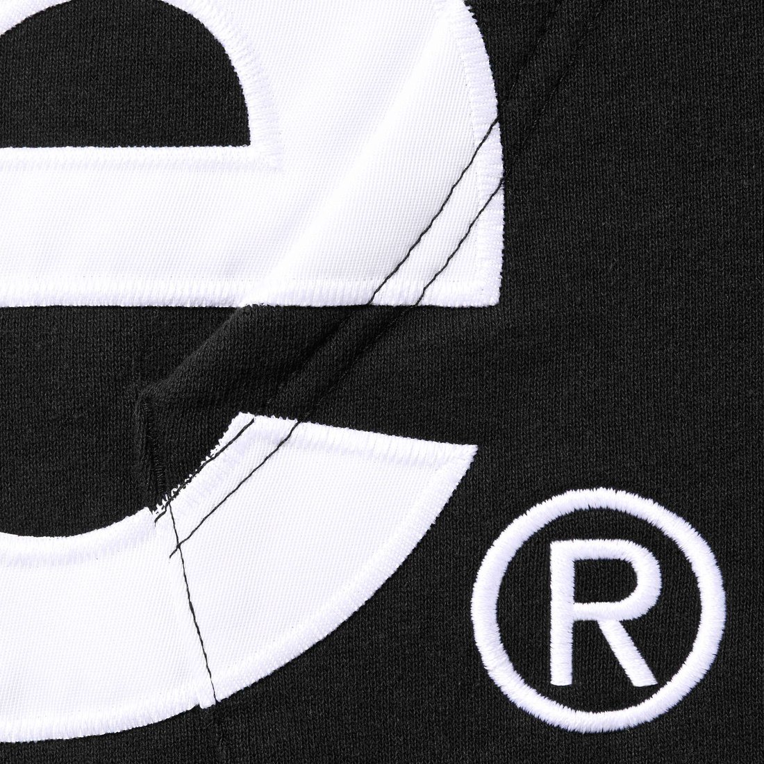 Supreme Big Logo Zip Up Hooded Sweatshirt (SS25) - Black - $168
