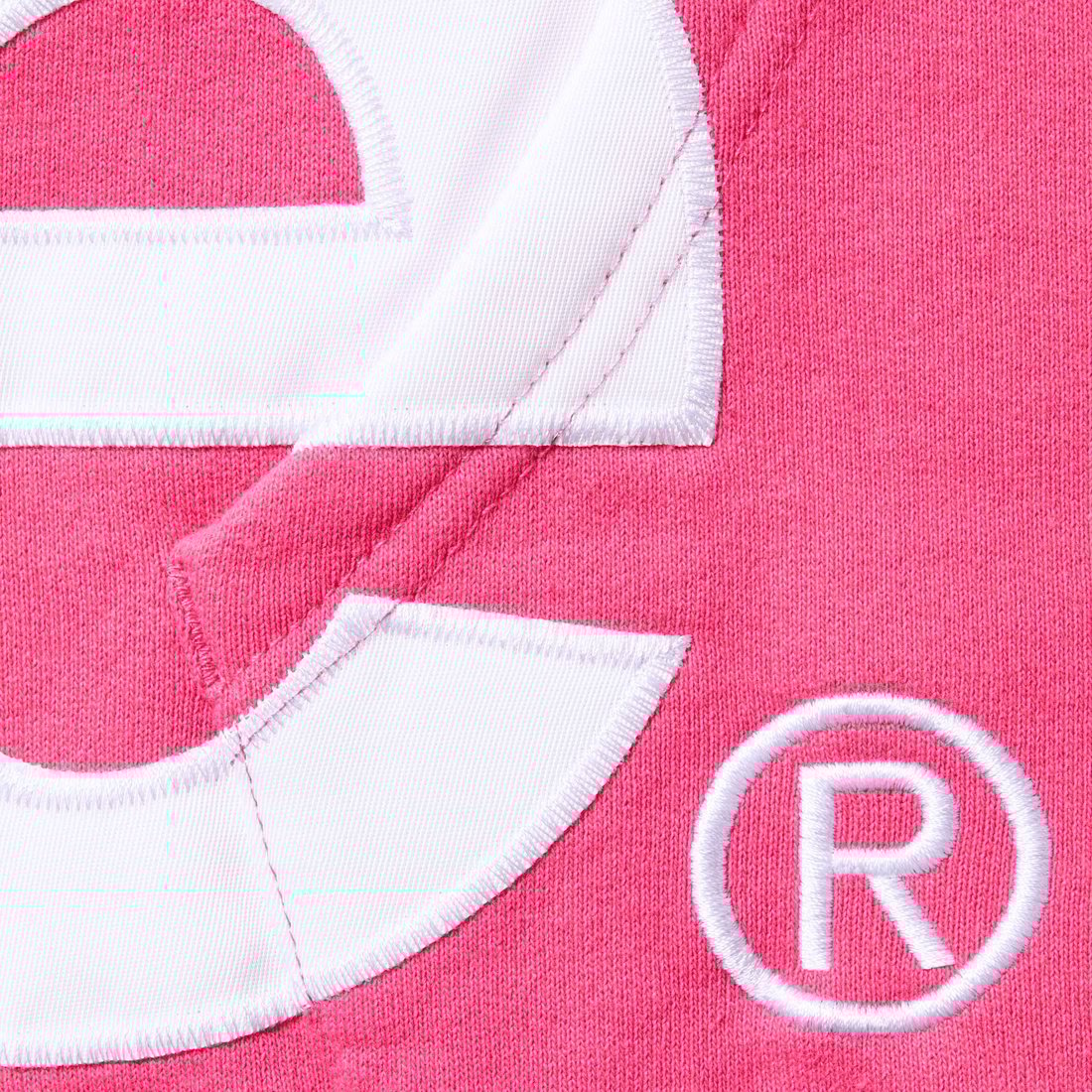 Supreme Big Logo Zip Up Hooded Sweatshirt (SS25) - Magenta - $168