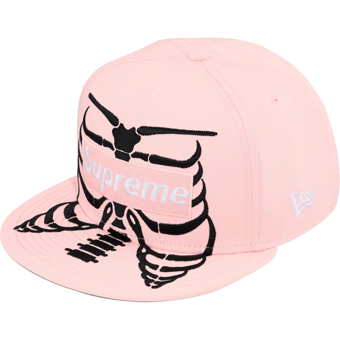 Supreme Bones Box Logo New Era (SS25) - Pink - $54
