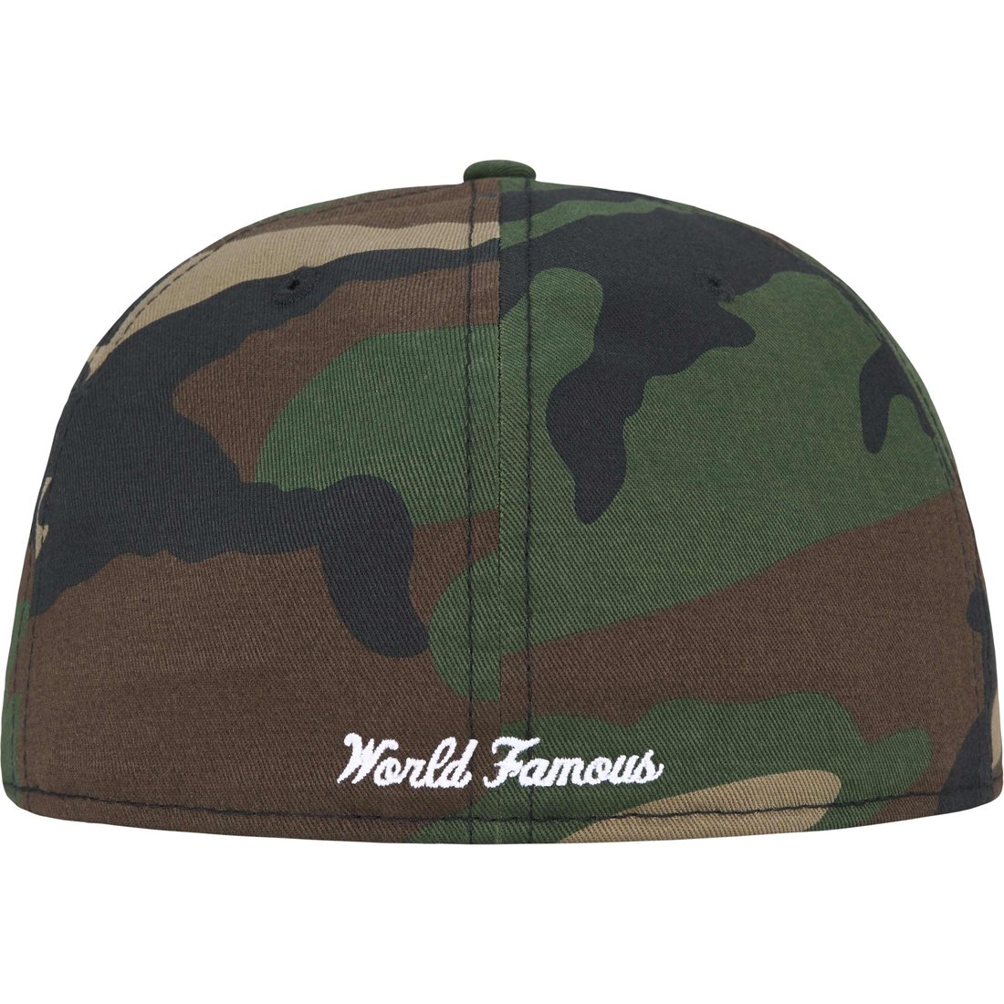 Supreme Bones Box Logo New Era (SS25) - Woodland Camo - $54