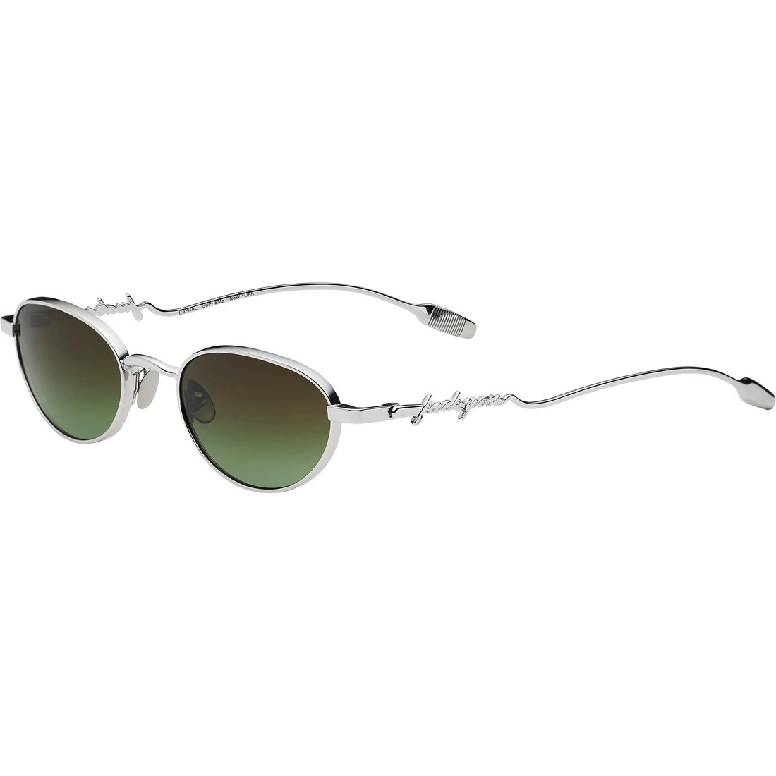 Supreme Capital Sunglasses (SS25) - Silver - $248