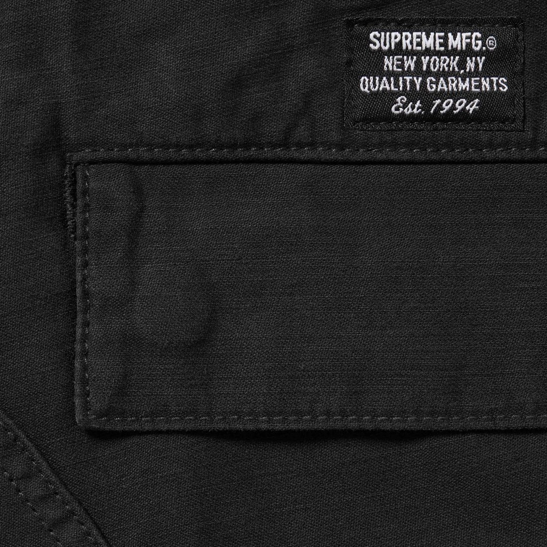 Supreme Cargo Short (SS25) - Black - $138