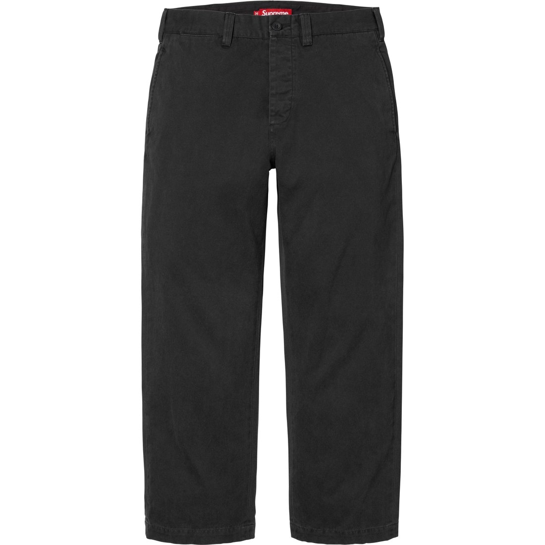 Supreme Chino Pant (SS25) - Black - $158
